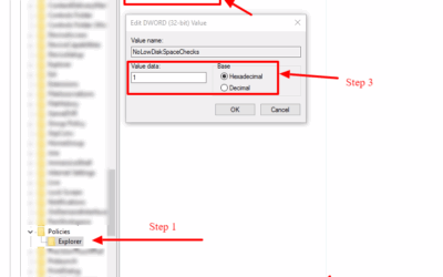 Learn How To Disable Low Disk Space Checks In Windows
